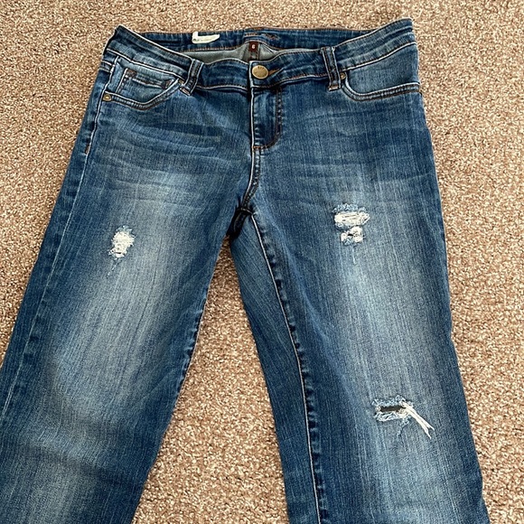 Women’s Kut from the Kloth Catherine Boyfriend Distressed Jeans Size 6 - Picture 5 of 7